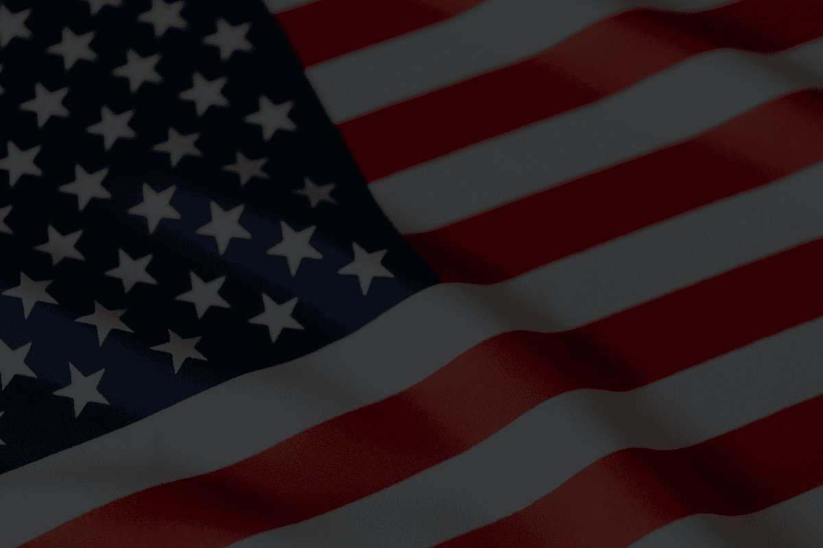 The American flag.