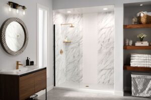Modern style bathroom remodel in Delmarva Peninsula.